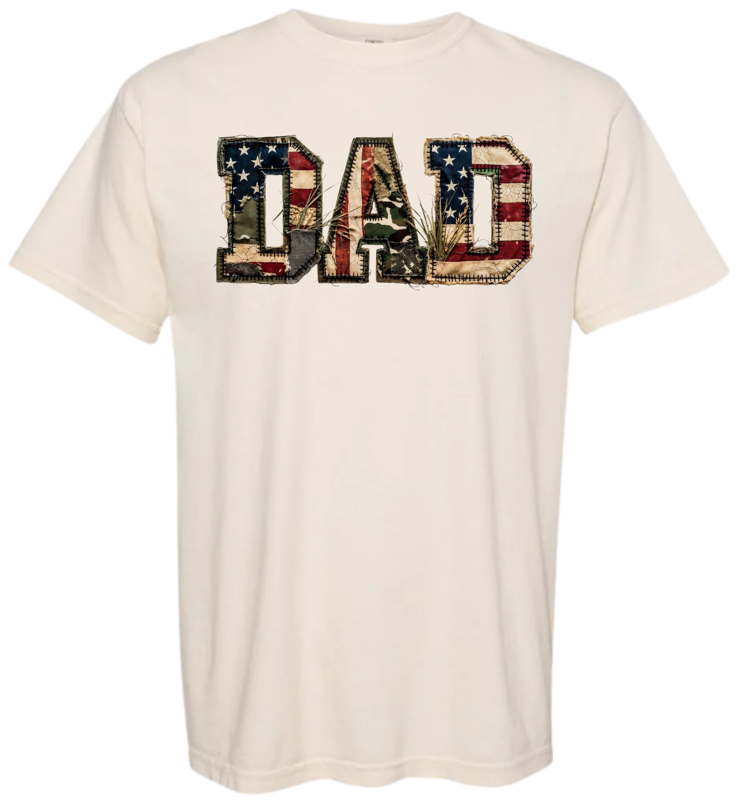 Patched Flag DAD Tee
