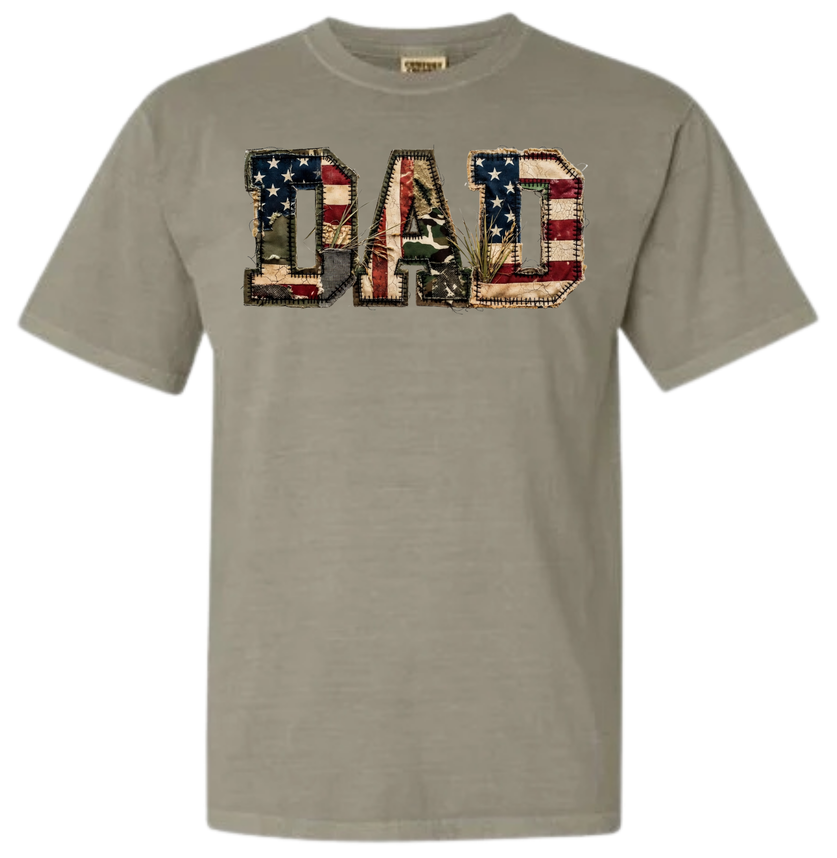 Patched Flag DAD Tee